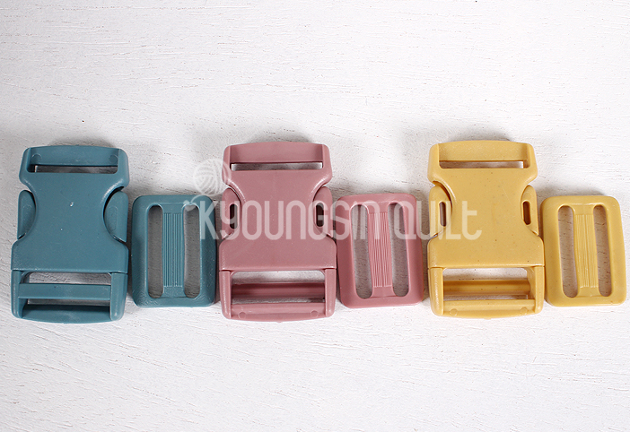 컬러버클[원터치] 30mm - 3Color