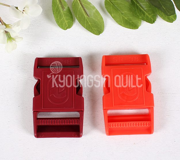 컬러버클[원터치] 38mm - 2Color