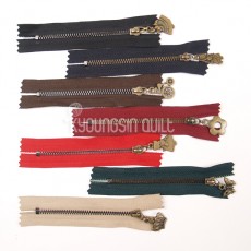 니켈청동지퍼 10cm - 7Color