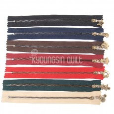 니켈청동지퍼 20cm - 7Color
