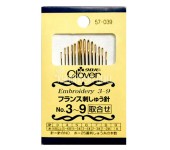 크로바 자수바늘 3~9호