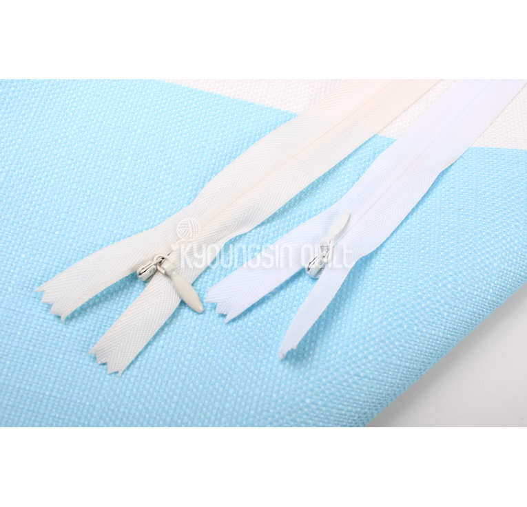 콘솔지퍼(60cm) - 크림,화이트