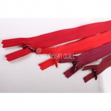 콘솔지퍼(60cm) - 레드,다크레드,레드브라운,와인