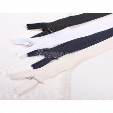 콘솔지퍼(25cm) - 블랙, 화이트, 네이비, 아이보리