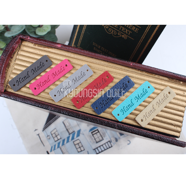 가죽 Hand Made 라벨 - 7Color